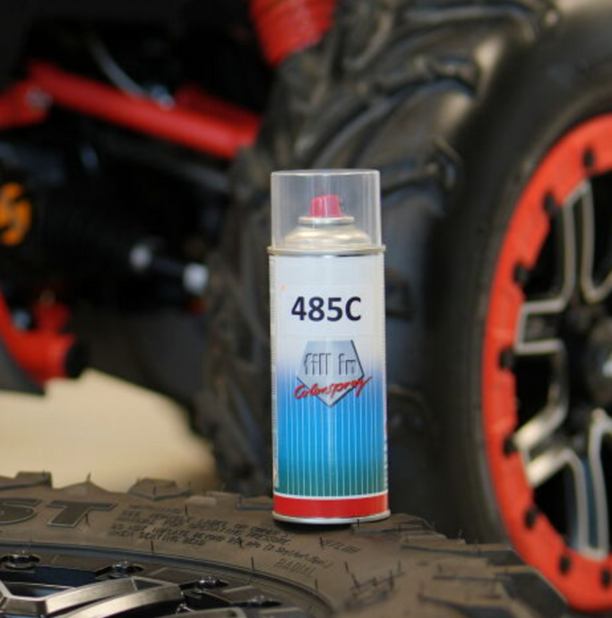 COLOR SPRAY RED 485C PAINT (repair spray for Segway frames)