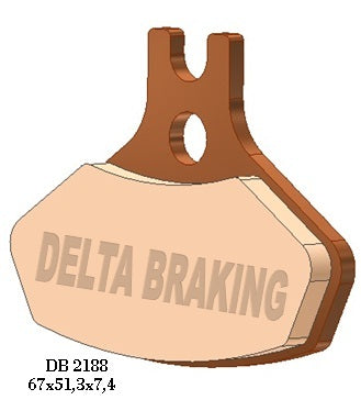 PLAQUETTES DE FREIN DELTA BRAKING KH468 CAN-AM DS 450 AVANT