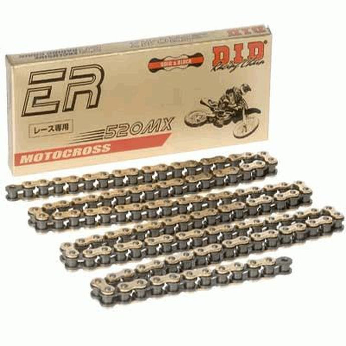 DID 520MX GOLD DRIVE CHAIN CROSS ULTRA WITHOUT O-RINGS  MX ATV QUAD