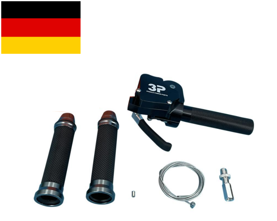 DUAL GASSER THUMB THROTTLE LEVER FOR ATV QUAD 22MM handlebar