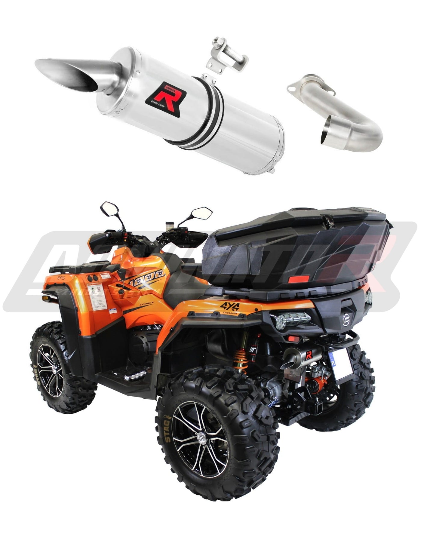 CF MOTO C FORCE 1000 EXHAUST MUFFLER SILENCER ST + DB KILLER