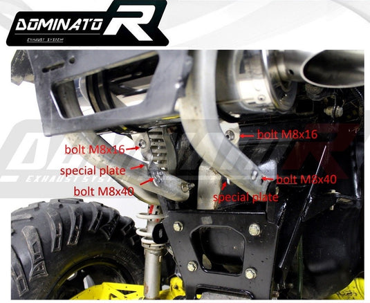 CAN AM BRP RENEGADE 1000 2012 - 2018 SILENCIEUX D'ÉCHAPPEMENT ST + DB KILLER MEDIUM