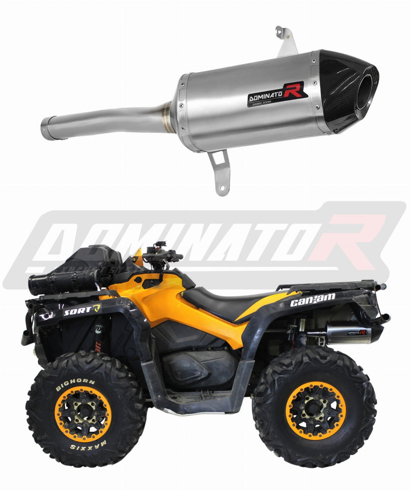 Load image into Gallery viewer, CAN AM OUTLANDER 650 2013 - 2017 EXHAUST SILENCER MUFFLER HP7 + DB KILLER MEDIUM
