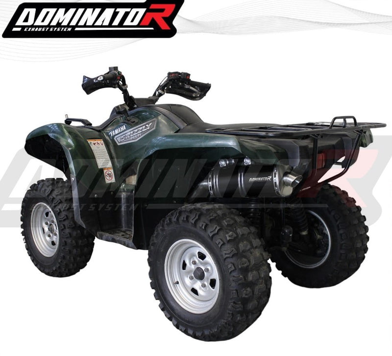 Laden Sie das Bild in Galerie -Viewer, YAMAHA YFM 700 GRIZZLY 2007–2015 AUSPUFFSCHALLDÄMPFER P7 SCHWARZ + DB KILLER
