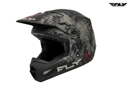 FLY RACING Kinetic S.E. Helmet - Matte Moss Grey/Black E73-8659
