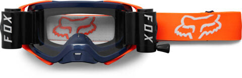 FOX AIRSPACE STRAY ROLL OFF BRILLE – OS, BLAU/ORANGE MX23