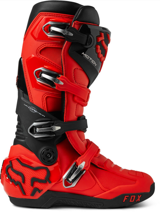 FOX MOTION BOOT, FLUO RED MX23