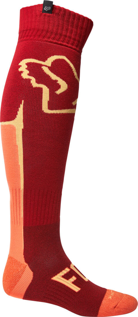 FOX CNTRO COOLMAX THIN SOCK - FLAME RED MX22