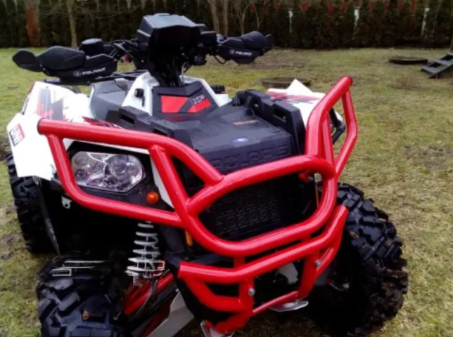 Load image into Gallery viewer, FRONT BUMPER POLARIS SCRAMBLER 850/1000 (RED)
