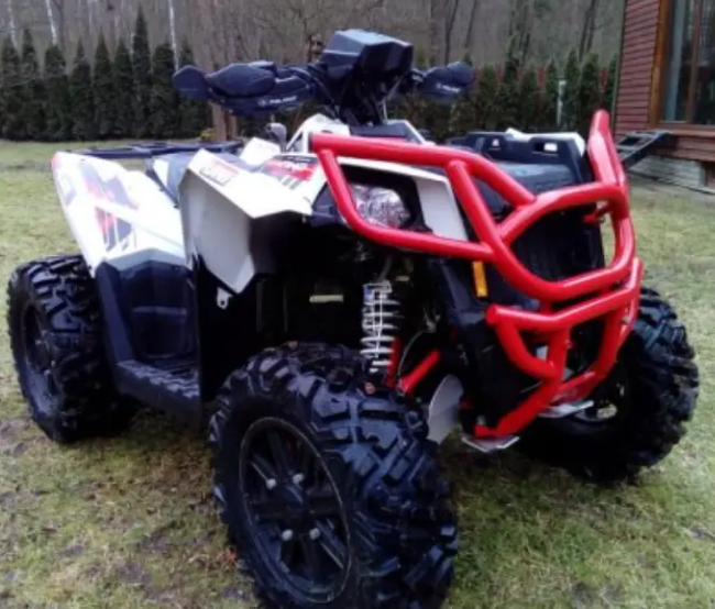 Load image into Gallery viewer, FRONT BUMPER POLARIS SCRAMBLER 850/1000 (RED)
