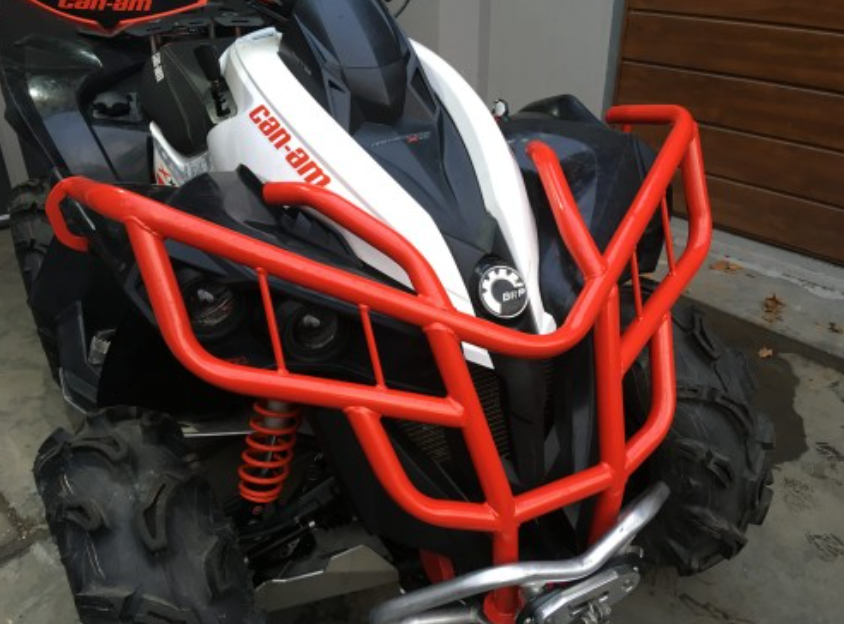 PARE-CHOCS AVANT ULTRA RÉSISTANT CAN-AM RENEGADE 1000 G2 (ROUGE)