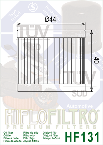 OIL FILTER SUZUKI LTZ 90 125 185 ATV QUADRUNNER HF131