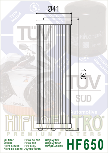 HIFLO OIL FILTER KTM SX 450 505 ATV QUAD HF650