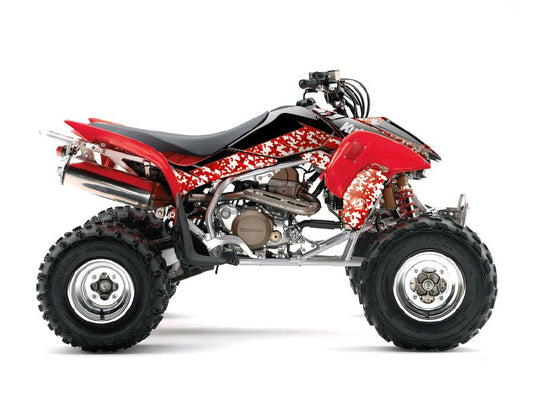 HONDA 250 TRX R ATV PREDATOR GRAPHIC KIT RED