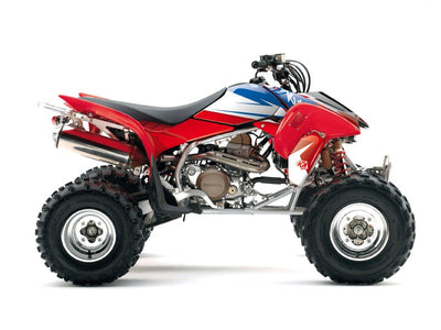 HONDA 250 TRX R ATV STAGE GRAPHIC KIT BLUE RED