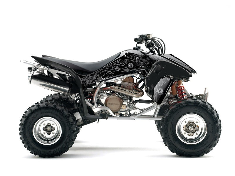 Chargez l&#39;image dans la visionneuse de la galerie, HONDA 250 TRX R ATV ZOMBIES DARK GRAPHIC KIT BLACK
