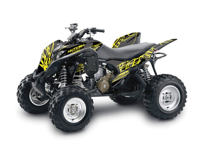 HONDA 700 TRX ATV ERASER FLUO GRAPHIC KIT YELLOW