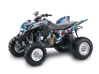 HONDA 700 TRX ATV FREEGUN EYED GRAPHIC KIT RED
