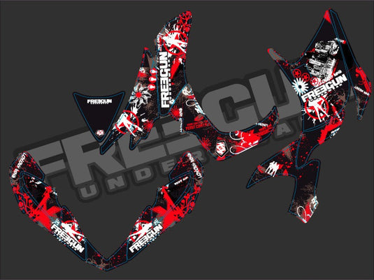 HONDA 700 TRX ATV FREEGUN GRAPHIC KIT