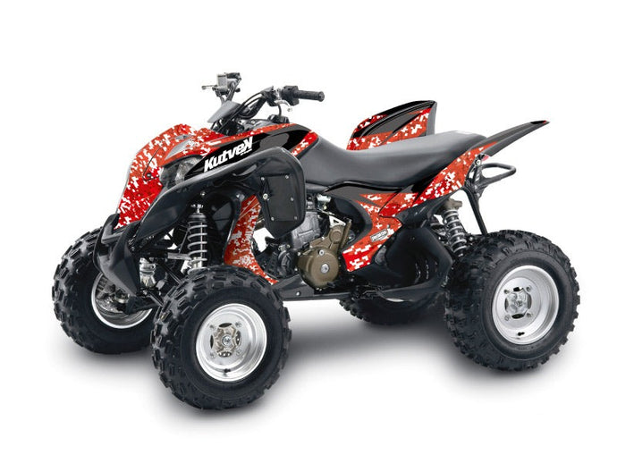 HONDA 700 TRX ATV PREDATOR GRAPHIC KIT RED