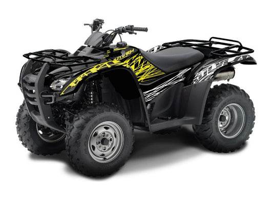 HONDA RANCHER 420 ATV ERASER FLUO GRAPHIC KIT YELLOW