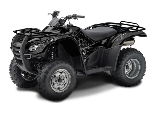 HONDA RANCHER 420 ATV ZOMBIES DARK GRAPHIC KIT BLACK