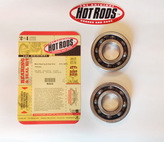 HOT RODS CRANKSHAFT BEARING (ONE PIECE) YAMAHA WARRIOR 350 (87-04), RAPTOR 350 (05-07)