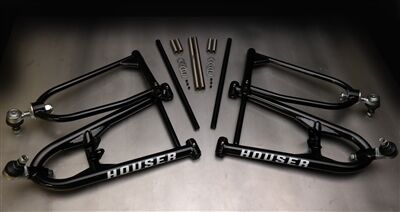 HOUSER A-ARMS YAMAHA YFZ450 06-13/RAPTOR 700 2006-20 REGULAR TRAVEL +2 (BLACK)