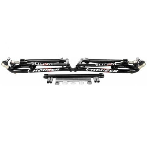 HOUSER A-ARMS YAMAHA YFZ450 (06-09,12-13) /RAPTOR 700 (06-16) +2" REG.TRAVEL,SLICAST