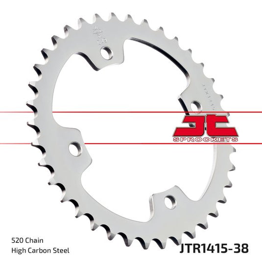 JT REAR SPROCKET KAWASAKI KFX450R 08-14 JTR1415