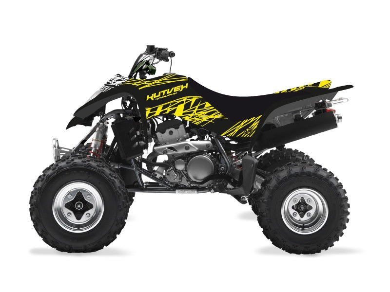 KAWASAKI-400-KFX-ATV-ERASER-FLUO-GRAPHIC-KIT-YELLOW