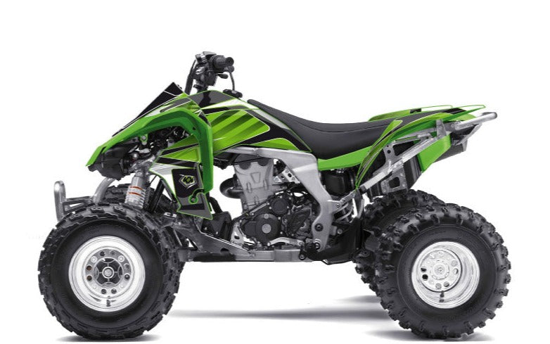 Laden Sie das Bild in Galerie -Viewer, KAWASAKI 450 KFX ATV FACTORY GRAPHIC KIT
