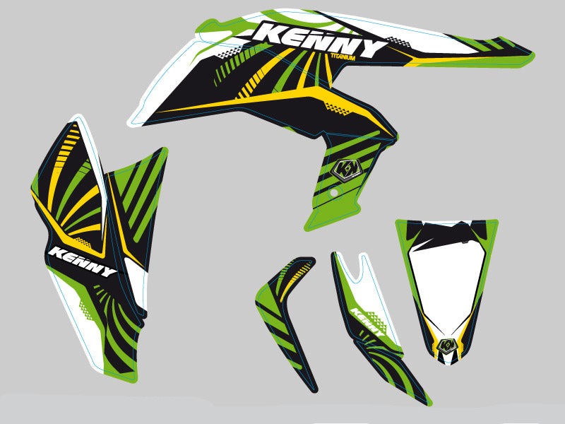 Laden Sie das Bild in Galerie -Viewer, KAWASAKI-450-KFX-ATV-KENNY-GRAPHIC-KIT
