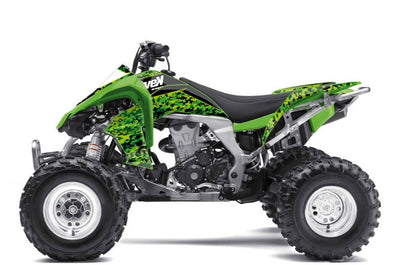 KAWASAKI 450 KFX ATV PREDATOR GRAPHIC KIT BLACK GREEN