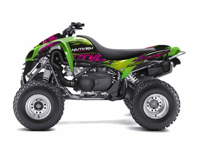 KAWASAKI 700 KFX ATV ERASER GRAPHIC KIT GREEN