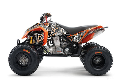 KTM-450-505-525-SX-ATV-FREEGUN-EYED-GRAPHIC-KIT-GREY-ORANGE