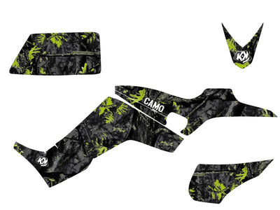 KYMCO 250 MAXXER ATV CAMO GRAPHIC KIT BLACK GREEN