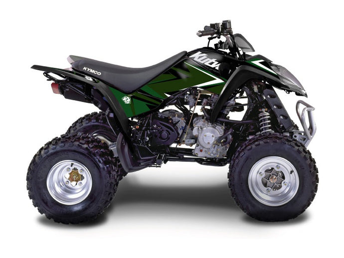 KYMCO 250 MAXXER ATV STAGE GRAPHIC KIT BLACK GREEN