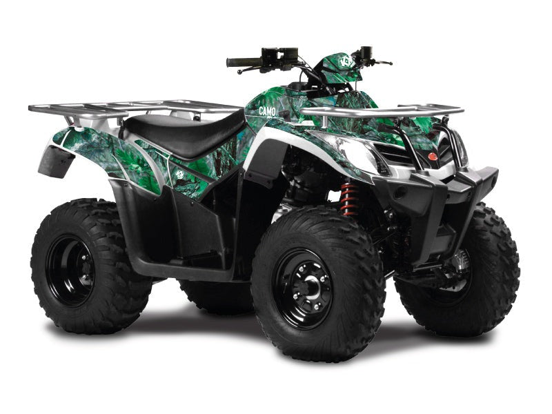 Chargez l&#39;image dans la visionneuse de la galerie, KYMCO 300 MXU ATV CAMO GRAPHIC KIT GREEN
