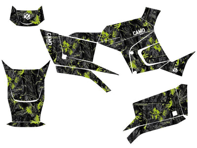 KYMCO 300 MXU R ATV CAMO GRAPHIC KIT BLACK GREEN