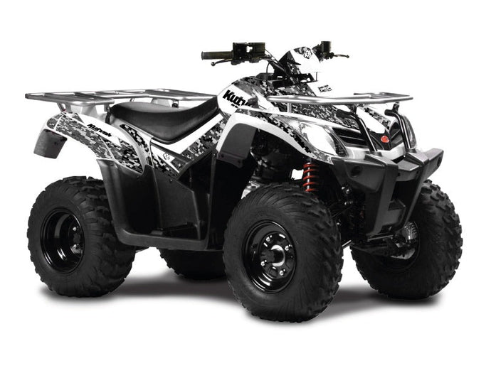 KYMCO 300 MXU R ATV PREDATOR GRAPHIC KIT WHITE