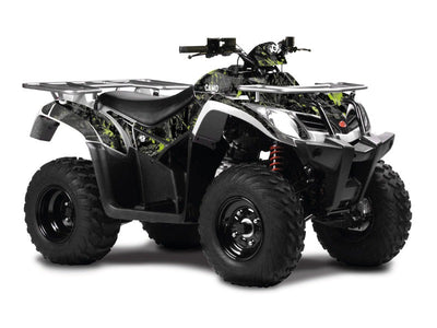 KYMCO 400 MXU ATV CAMO GRAPHIC KIT BLACK GREEN
