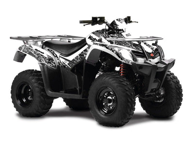 KYMCO 400 MXU ATV PREDATOR GRAPHIC KIT WHITE