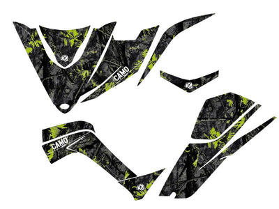 KYMCO 450 MAXXER ATV CAMO GRAPHIC KIT BLACK GREEN