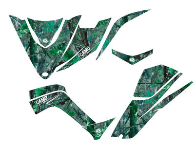 KYMCO 450 MAXXER ATV CAMO GRAPHIC KIT GREEN