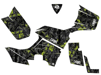 KYMCO 700 MXU ATV CAMO GRAPHIC KIT BLACK GREEN