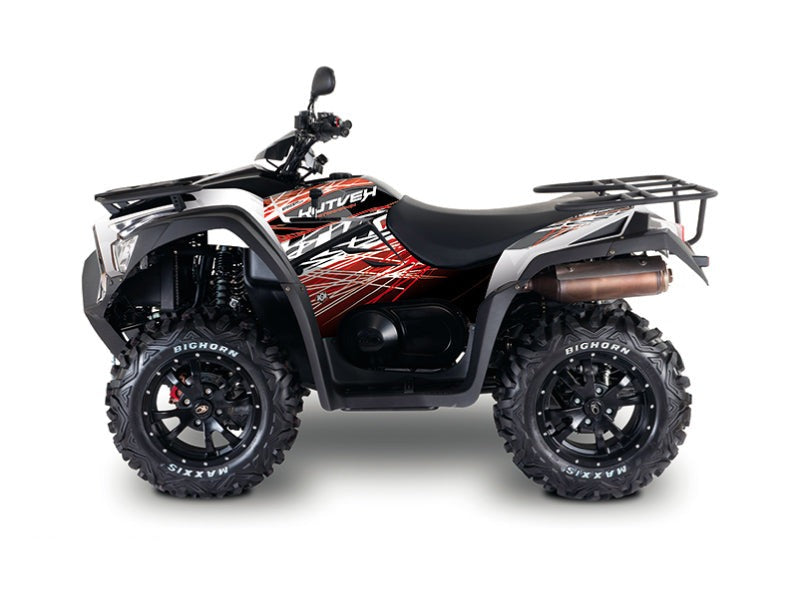 KYMCO 700 MXU ATV ERASER GRAPHIC KIT RED WHITE