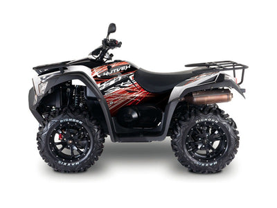 KYMCO 700 MXU ATV ERASER GRAPHIC KIT RED WHITE