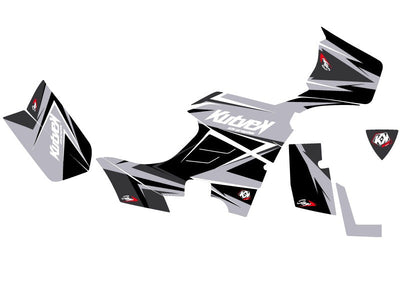 KYMCO 700 MXU ATV STAGE GRAPHIC KIT GREY