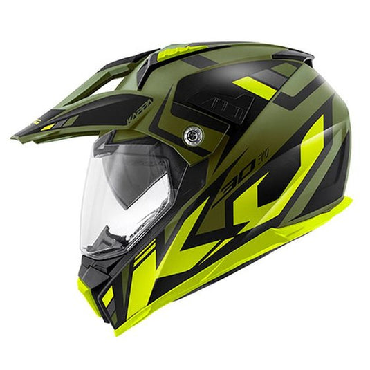  KAPPA Kv30 evo grayer dual off road helmet GREEN